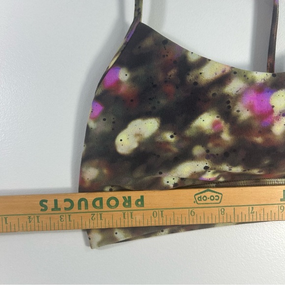 Lululemon Flow Y Bra Nulu Light Support, A–C Cup Multi / Acid Wash; Women’s Sz 6 - Picture 8 of 10